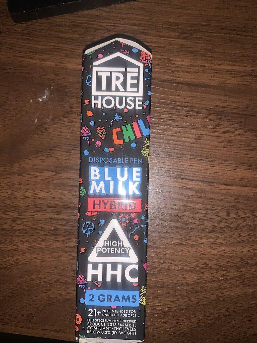 vape info HHC Vape Pen - Blue Milk - Hybrid 2g