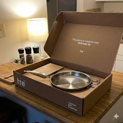 Fully Cladded Stainless Clad Saute Pan 3.3L