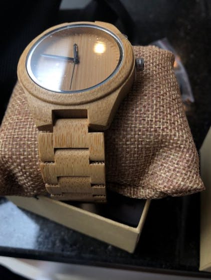 Bamboo watch online mens