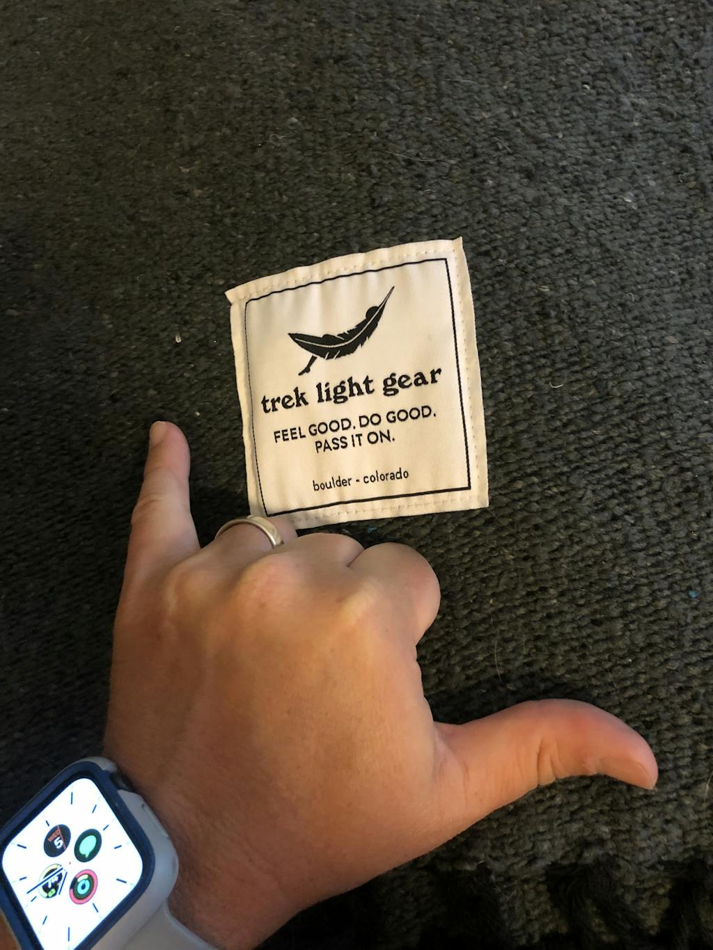 Greyson Throw Blanket. Home Decor, Travel, Yoga, Adventure. Trek Light