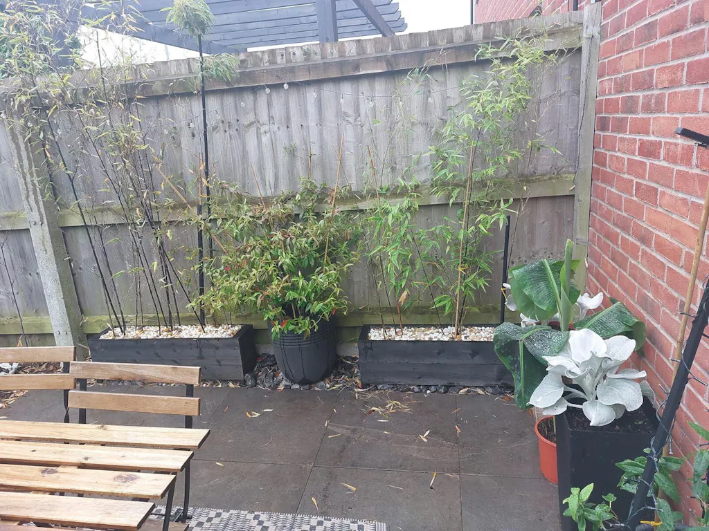 The Hastings Black Wooden Planter