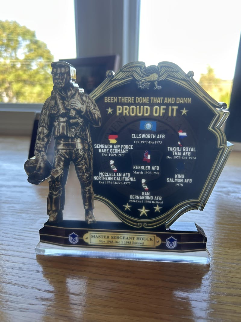 US Veteran World Tour Personalized Acrylic Block Plaque Gift For Veteran Served In Military Base Personalized Gift H2511