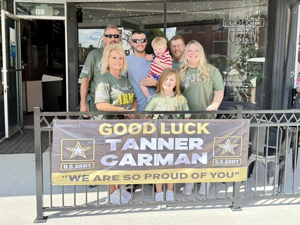 U.S. Military Graduation Banner Congratulations Soldier We Are So Proud Of You Custom Congrats Sign for Your Soldier's Big Day H2511