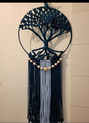 Cordón de polycotton peinado de 5 mm