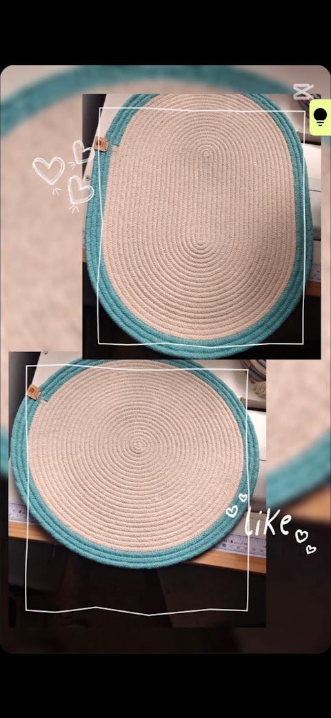 Cordón de algodón trenzado nacional