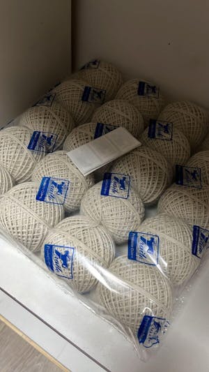 Pitilla de algodón crudo