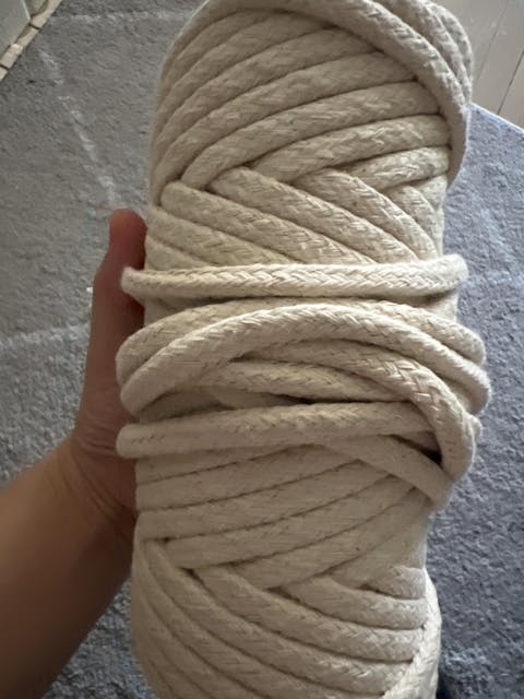 Cordón de algodón trenzado nacional