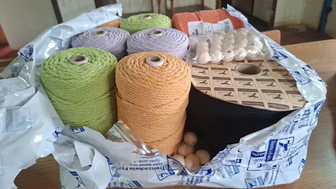 Cordón de polycotton peinado de 3 mm
