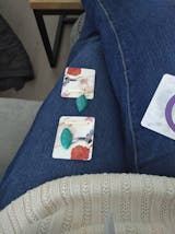 Pendentif en amazonite pierre naturelle semi précieuse et argent