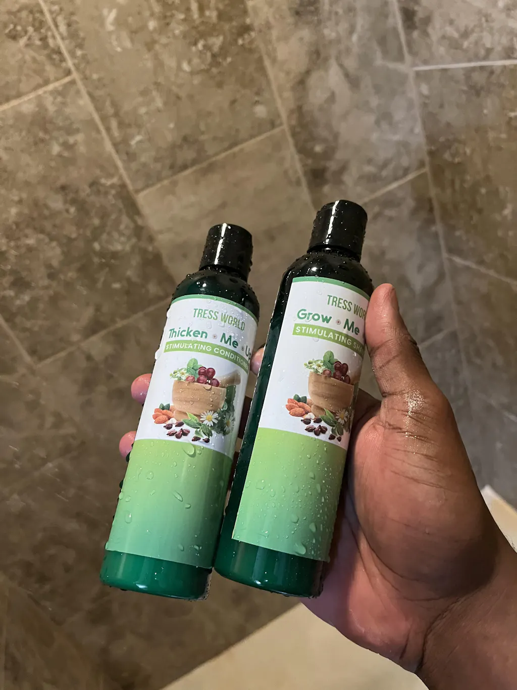 Grow Me Out Stimulating Shampoo Conditioner Bundle Tress World