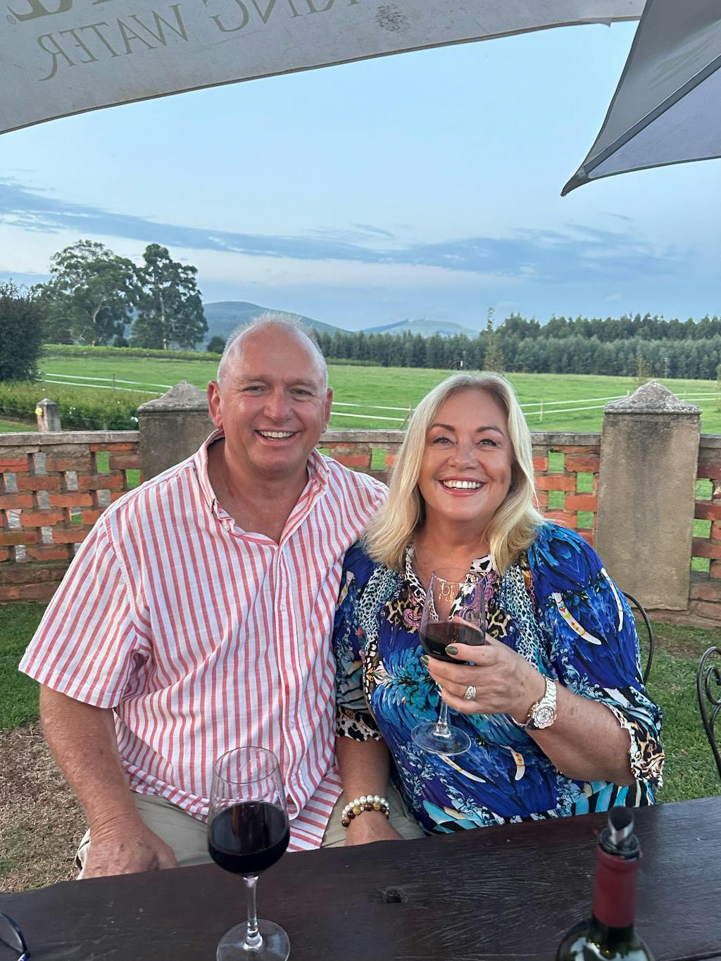 Jubilee Dress With Animal print In Cobalt Blue