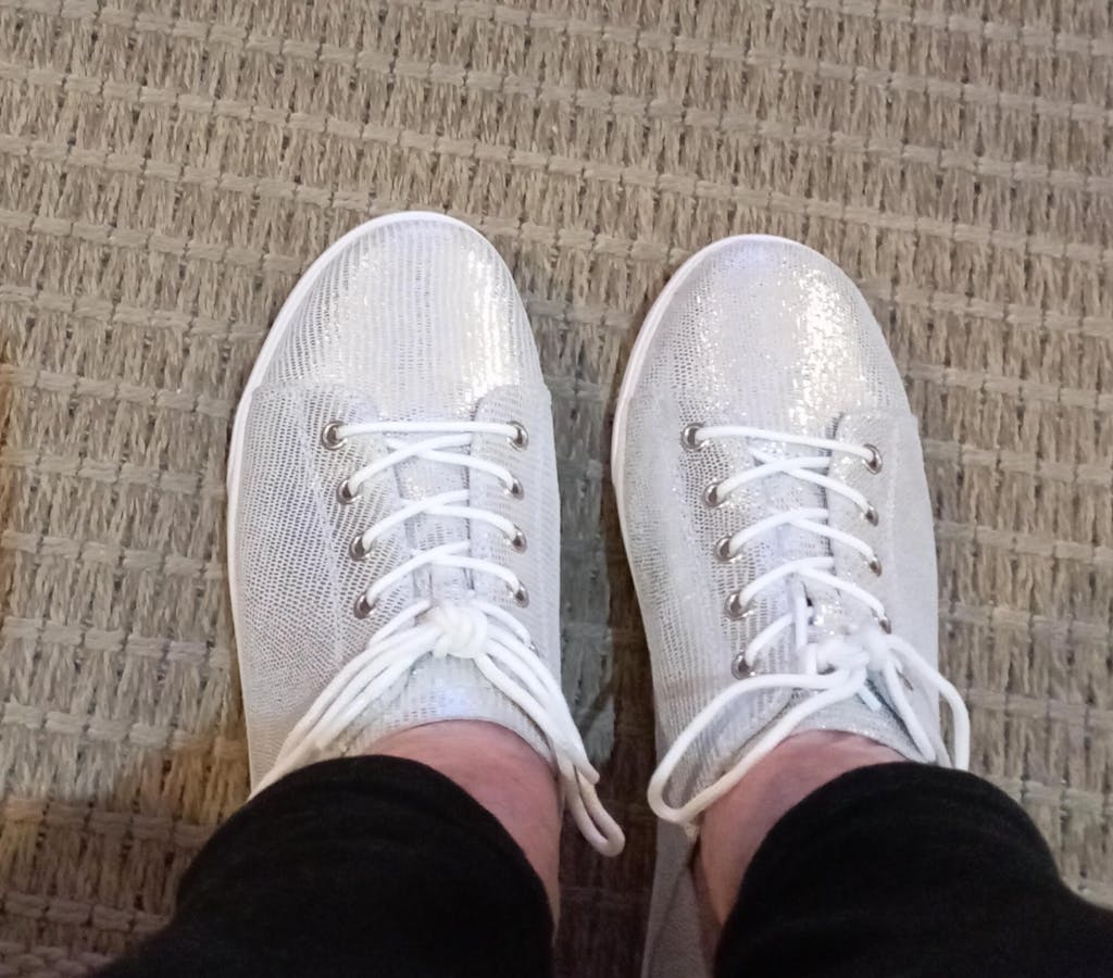 Nicki Snake Print Sneaker In Silver