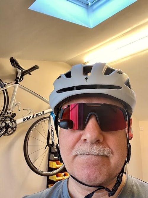 View Air - Revo Red Max Cycling Glasses with Mirror