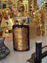 Al Ibdaa Gold EDP-100ML & Layali Rouge Perfume Oil - 15 ML With Magnetic  Box