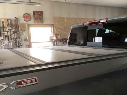 UnderCover Flex Hard Folding Tonneau Cover For 2019-2026 Chevrolet/GMC Silverado/Sierra 1500 & 2022 1500 LD/LTD 5'8" Bed - FX11022