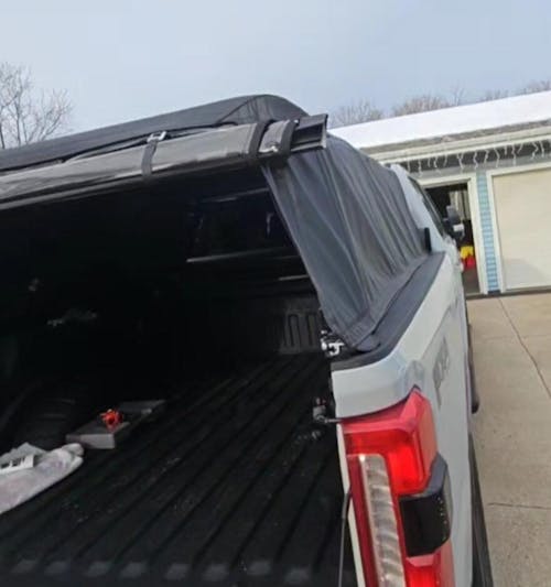 Fas-Top Traveler | 2 in 1 Topper & Tonneau Cover For 2017-2026 Ford F-250/350/450 6'9" Bed