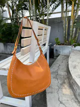 Saldo - Women’s Genuine Leather Brown Western Hobo Shoulder Bag
