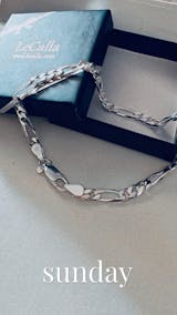 Box Chain Sterling Silver – Bracelet