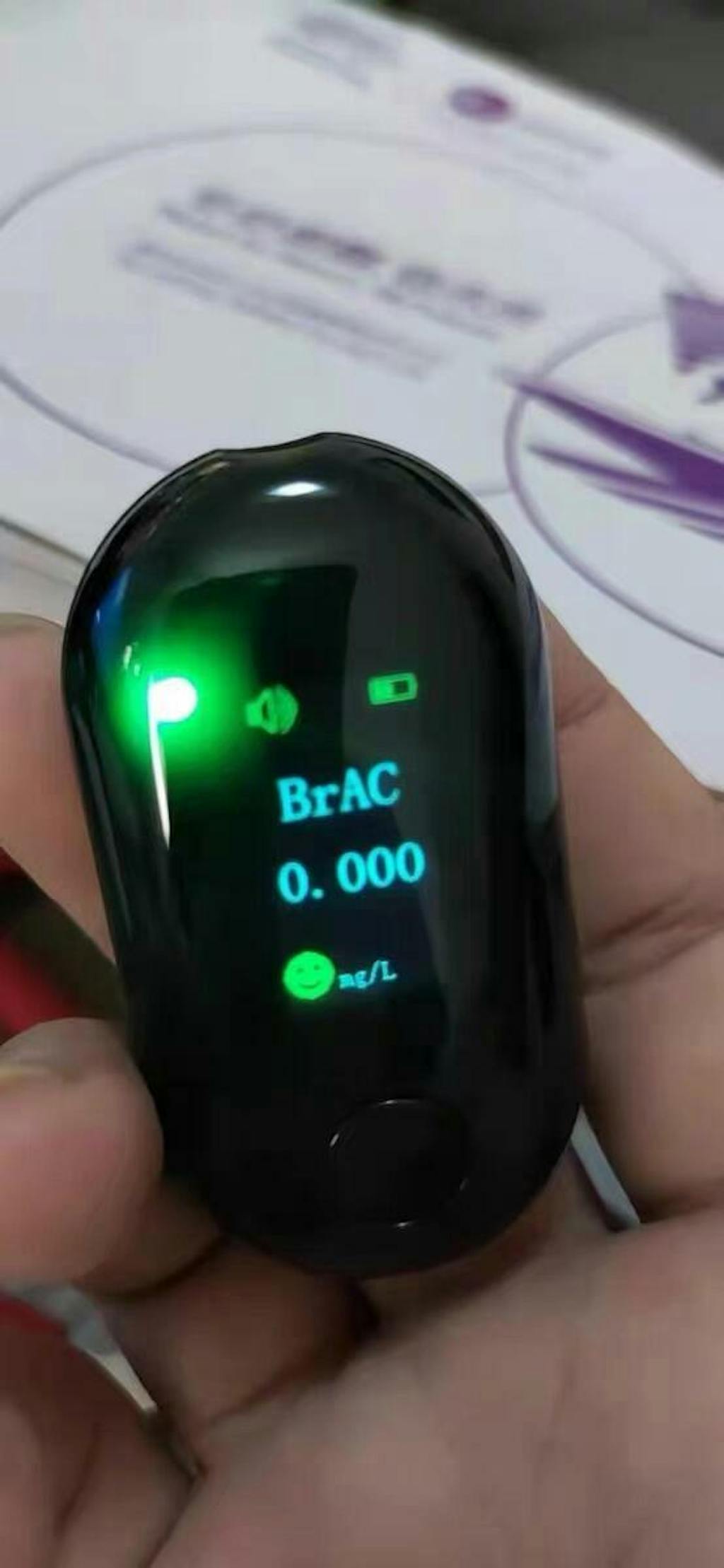 VixtaBex PoliceGrade NonContact Breathalyzer with Highly Sensitive