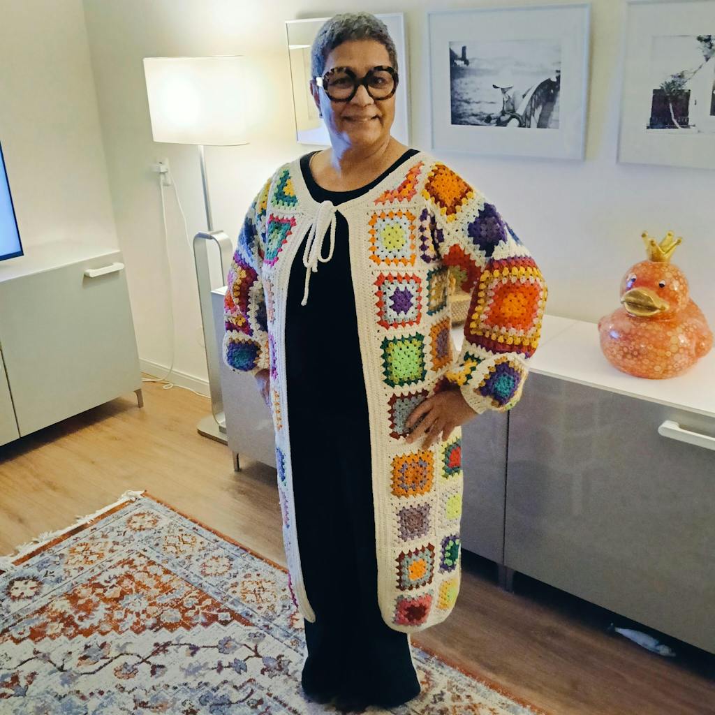 Crochet Granny Square cardigan PDF Pattern (Instant download