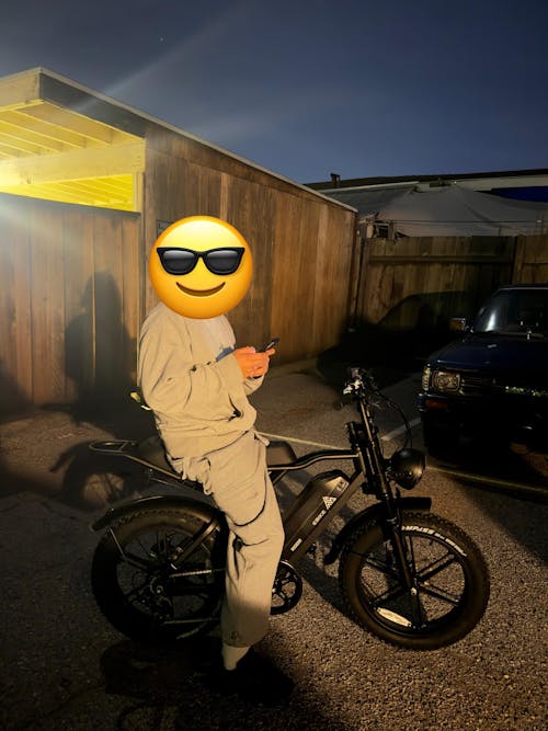 TST® R002 20'' 1500W Full Suspension Moped-style Electric Bike