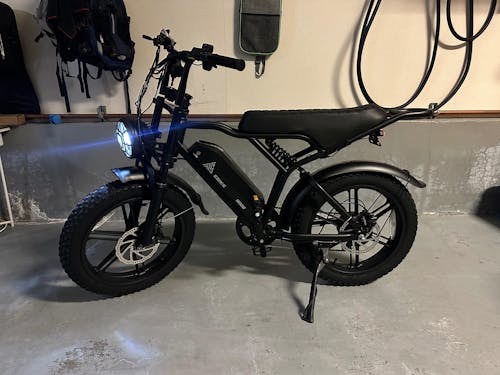 TST® R002 20'' 1500W Full Suspension Moped-style Electric Bike
