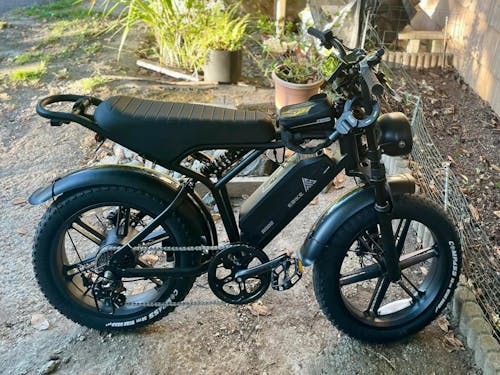 TST® R002 20'' 1500W Full Suspension Moped-style Electric Bike