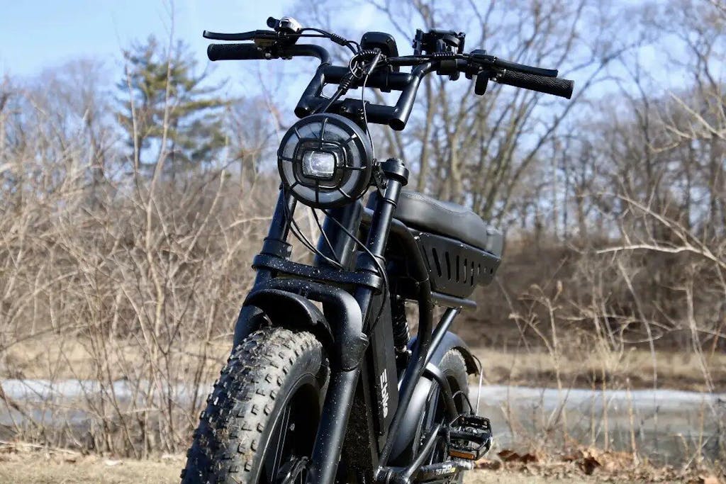 TST® R9 Dual-Battery 1500W Long-Range Full-Suspension Moped Style Electric Bike (2026 Model)