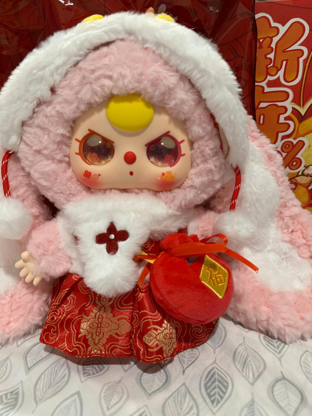 Baby Three CNY Bunny 400% Limited Version Plush Blind Box