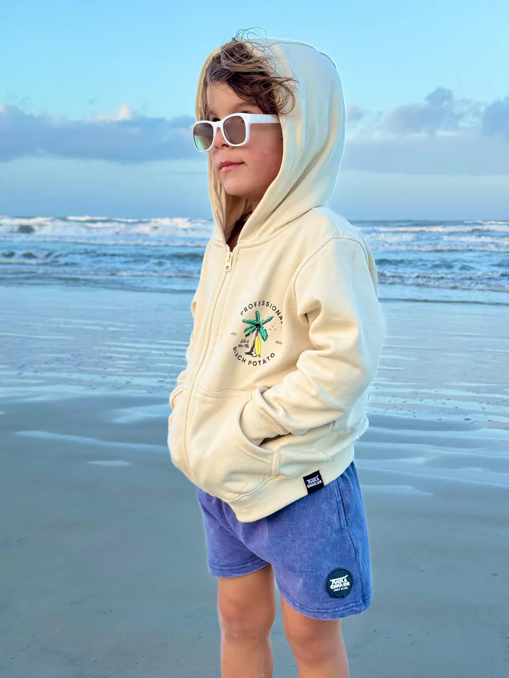 Professional Beach Potato Zip Hoodie