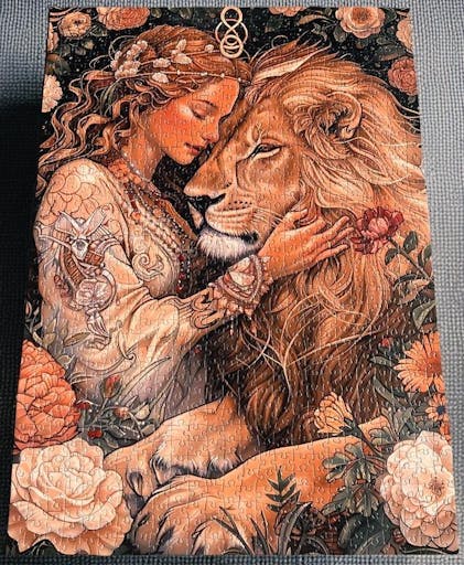 Lionページ Mystical Lion and Maiden Jigsaw Puzzles – Tucocoo