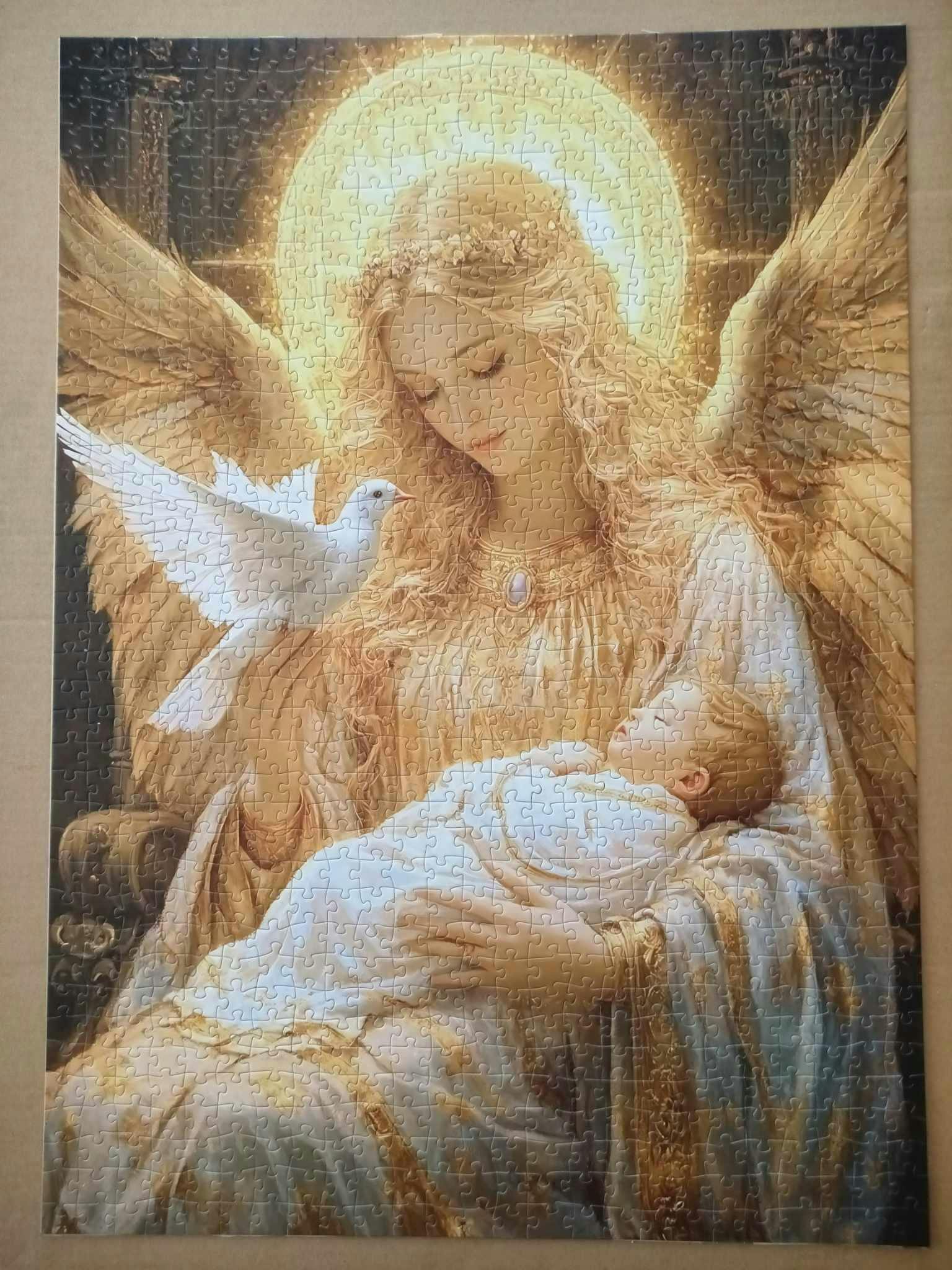 Golden Angel with Baby Jigsaw Puzzles – Tucocoo
