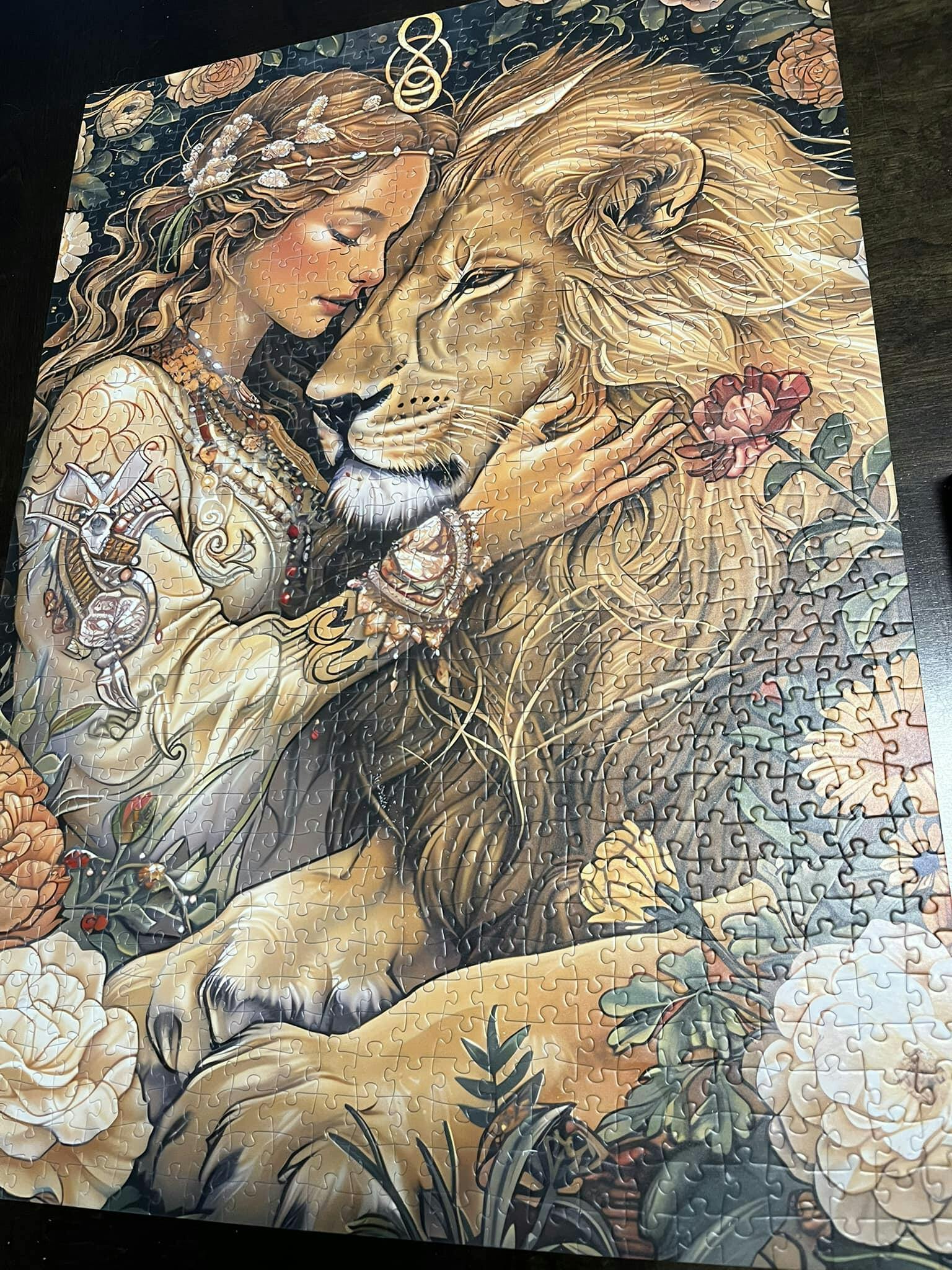Mystical Lion and Maiden Jigsaw Puzzles – Tucocoo