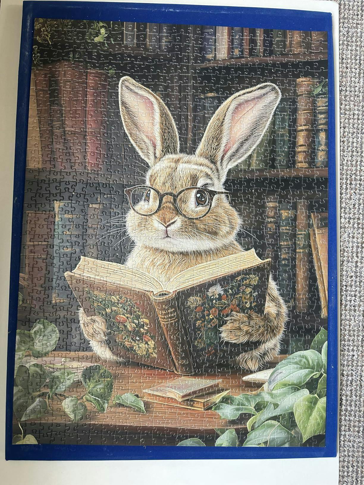 Intelligent Rabbit Reading Book Jigsaw Puzzle – Tucocoo