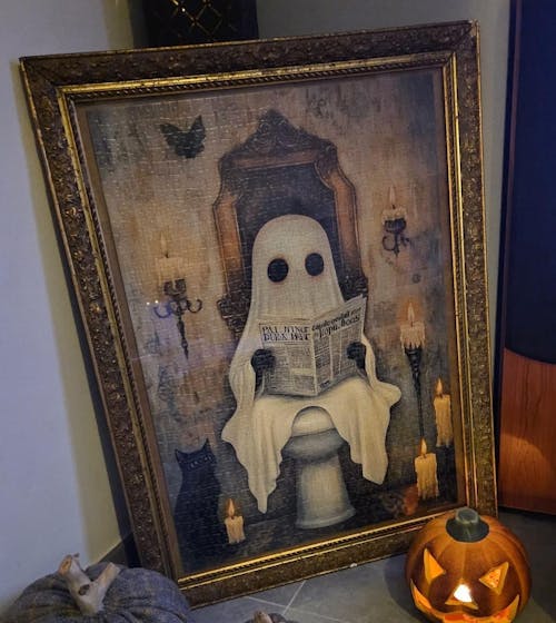 Ghostly Reading Time Jigsaw Puzzle