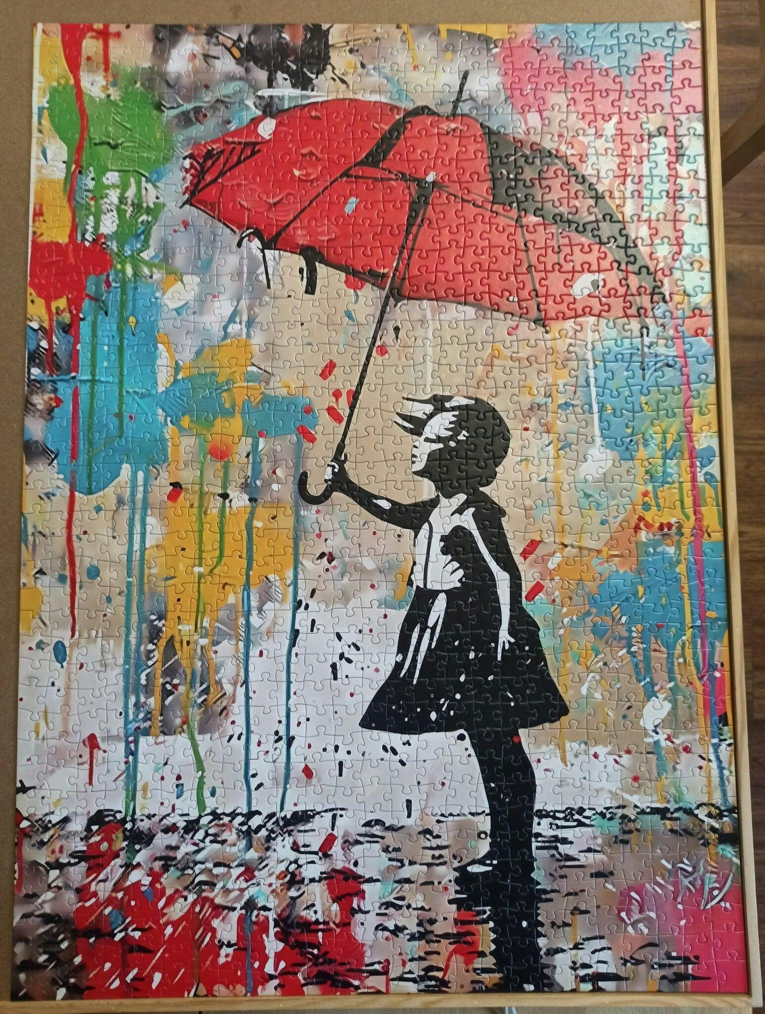 Red Umbrella Girl Jigsaw Puzzles – Tucocoo