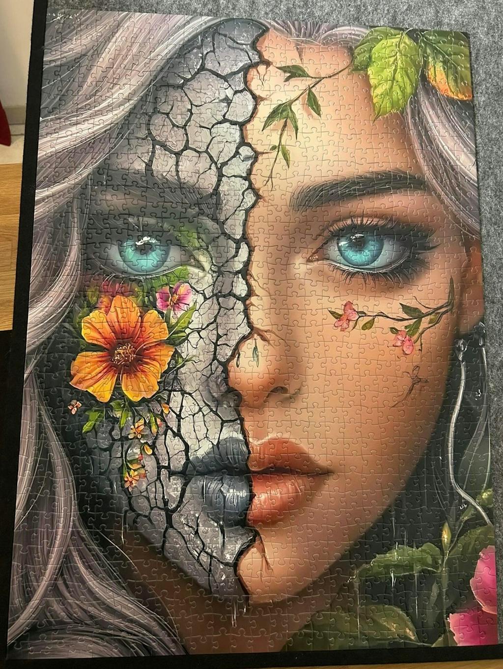 Broken Beauty Fantasy Woman Jigsaw Puzzle