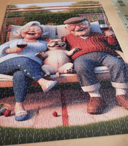 Golden Hour Companions Jigsaw Puzzle