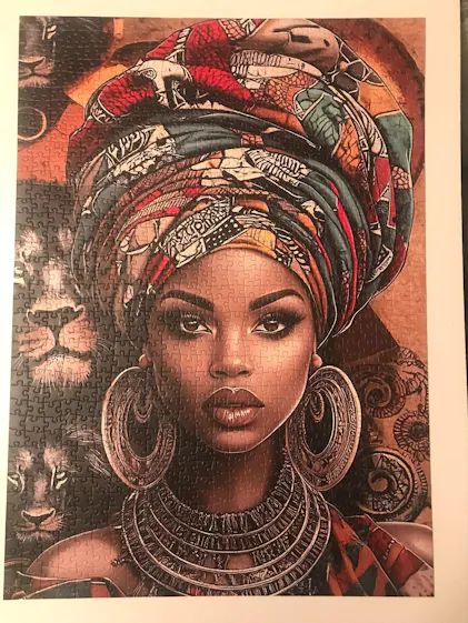 Majestic African Beauty Jigsaw Puzzle – Tucocoo
