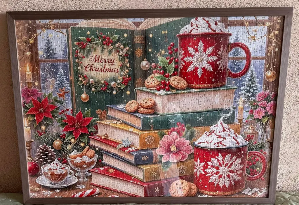 Cozy Christmas Reading Corner Jigsaw Puzzle