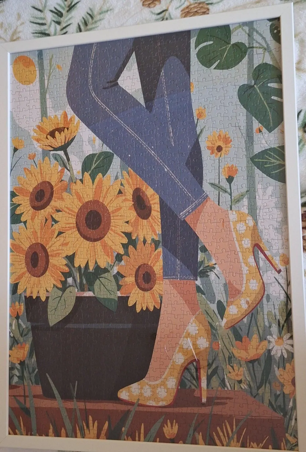 Sunflower Elegance Jigsaw Puzzle