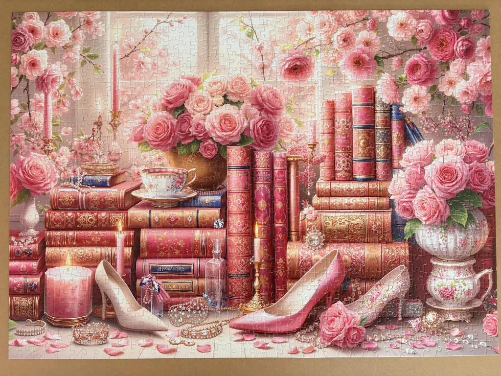 Floral Garden Apron Love Jigsaw Puzzle