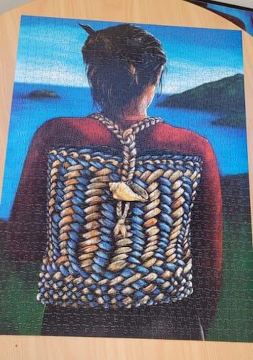 Māori Jigsaw Puzzle - Kete Pīkau