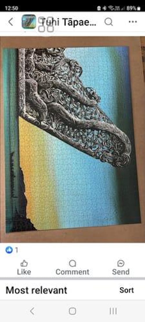 Māori Jigsaw Puzzle - Tauihu