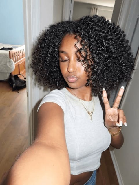 Coily Curly Glueless Lace Human Hair Wigs Ready To Wear Wigs