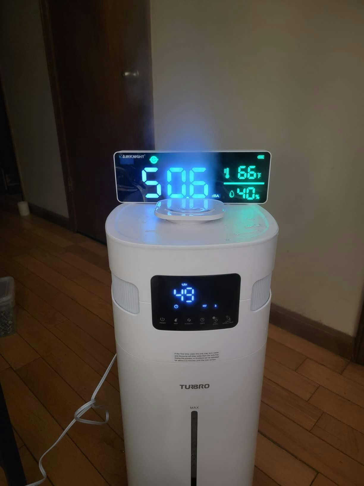 TURBRO Grow Room Humidifier, 5.3Gal/20L Ultrasonic Air Vaporizer for