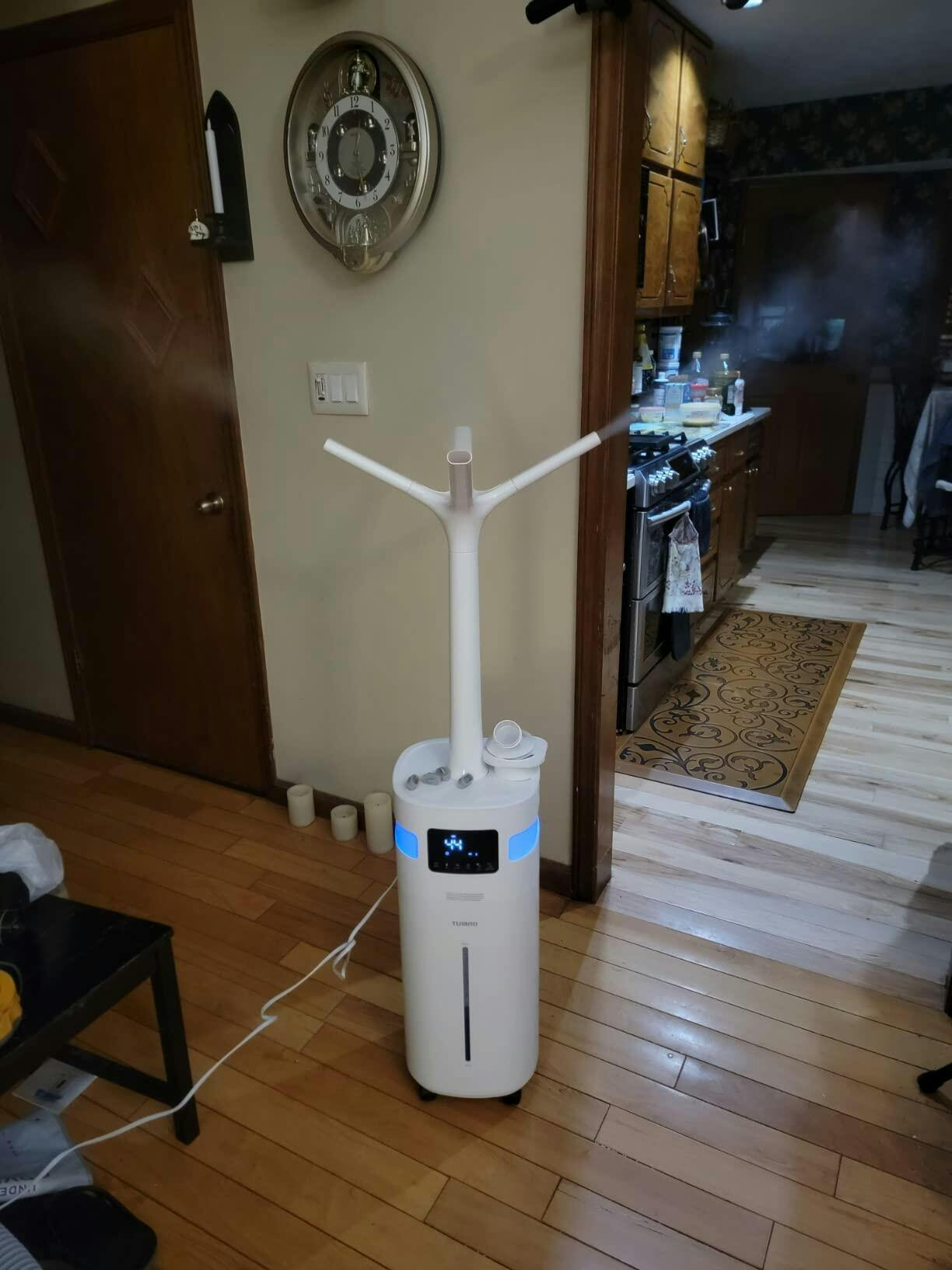 TURBRO Grow Room Humidifier, 5.3Gal/20L Ultrasonic Air Vaporizer for