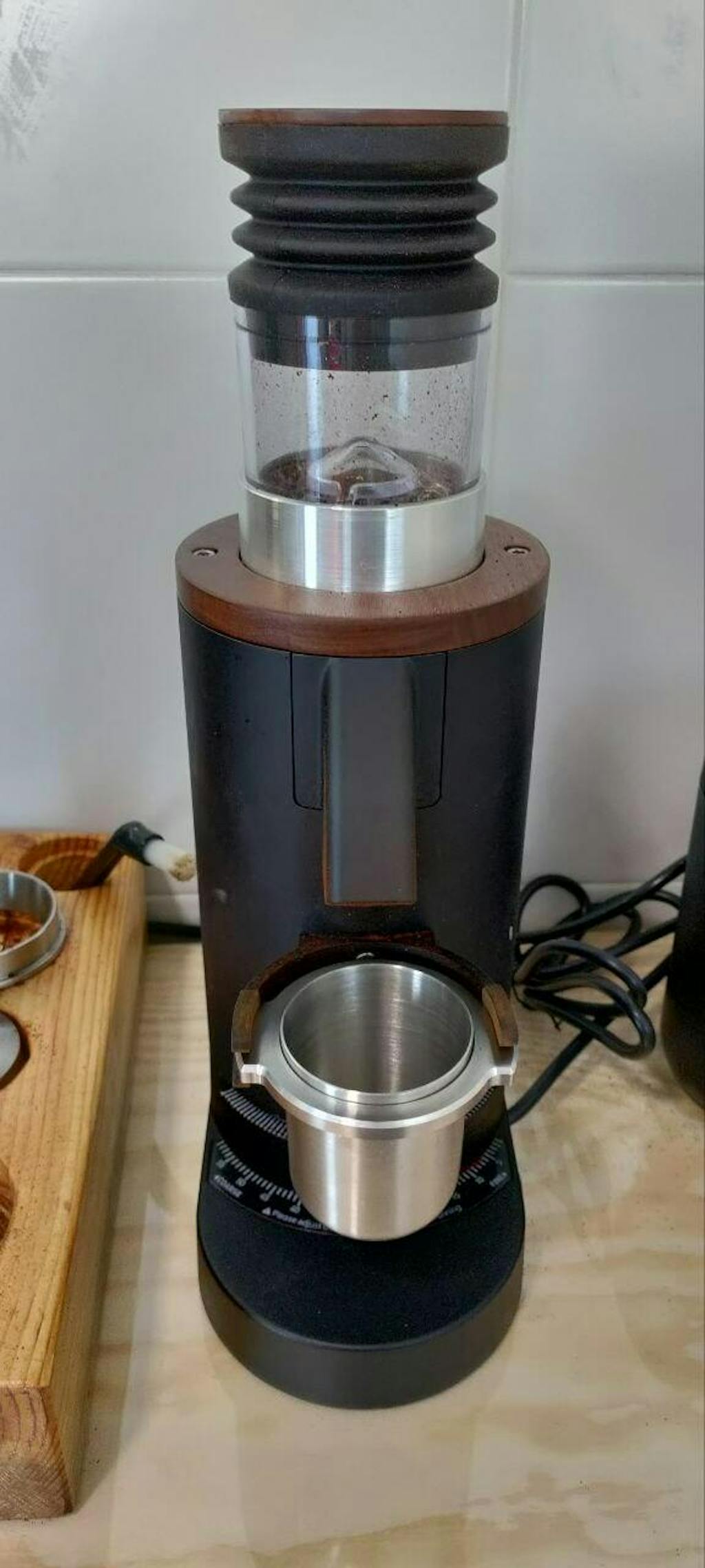 58mm Metal Dosing Cup for the Turin DF54, DF64, and DF83 Grinder