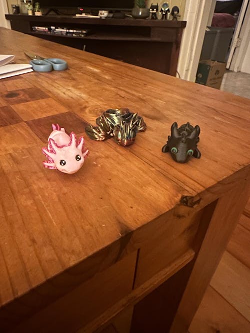 Fiddlies, 3D Printed Animals