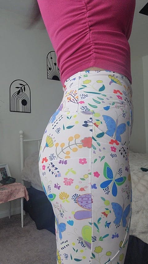 Butterflies | Eco-Friendly | Crossover Leggings